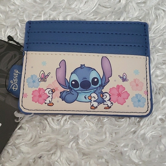 Loungefly Bags Nwt Loungefly Stitch Ducklings Cardholder Poshmark